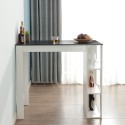 Table haute moderne avec étagères pour bar et cuisine Charmes 