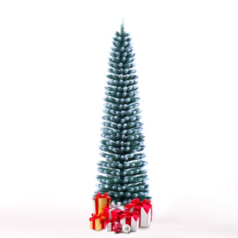 Sapin de Noël 180cm artificiel et enneigé Mikkeli Promotion