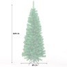 Sapin de Noël 240 cm artificiel vert branches extra épaisses Arvika Remises