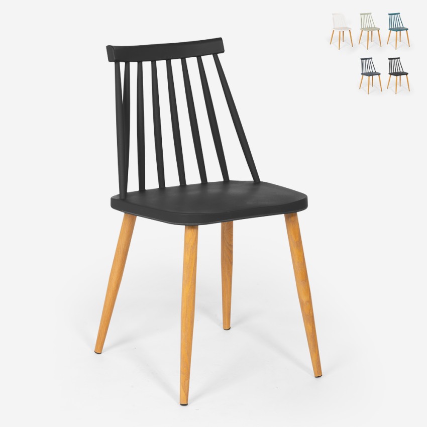 Chaise de cuisine et salon en polypropylène style classique Toutou Réductions