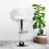 Tabouret haut bar et cuisine en acier chromé design industriel San José Design Catalogue