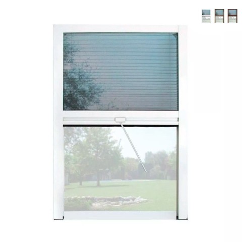 Moustiquaire plissée universelle coulissante pour fenêtre 85x160 cm Melodie M Promotion
