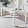 Table de salle à manger 180x90cm effet marbre moderne Excelsior Offre