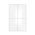 Buffet haut salon moderne 4 portes et placard haut 104x174 cm Perham Modèle