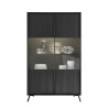 Buffet design moderne salon vaisselier 2 portes en verre Bellac Choix
