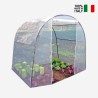 Serre de jardin tunnel 200x150xh180cm bâche PVC plantes fleurs Orto M Vente