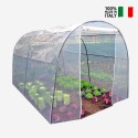 Serre de jardin 200x300xh180cm tunnel en PVC fleurs plantes Orto L Vente