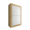 Buffet haut 4 portes blanc armoire de cuisine en bois Novia WB Basic Choix