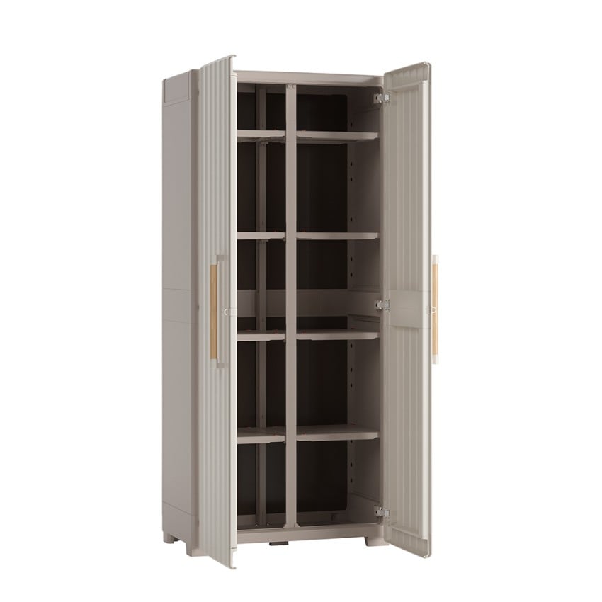 Armoire polyvalente Groove Multispace Keter en résine pour le jardin  extérieur