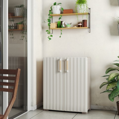 Armoire extérieure 80x45x98h étagère réglable Groove Basso Keter Promotion