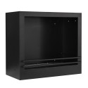 Cheminée au bioéthanol autoportante cadre en bois blanc 96x35x90h Michelangelo Catalogue