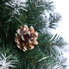 Sapin de Noël 180 cm avec neige et pommes de pin Poyakonda Offre