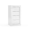 Commode 4 tiroirs 42x35x78cm chambre à coucher meuble de salle de bain Cherie Offre