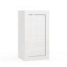 Armoire de salle de bain gain de place 1 porte 42x35x78cm blanc brillant Sammy Offre