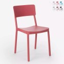 Chaise de cuisine bar restaurant et jardin au design moderne Liner 