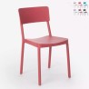 Chaise de cuisine bar restaurant et jardin au design moderne Liner 