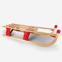 Luge en bois pliable traditionnelle pour enfants 2 places Rudy 