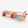 Luge en bois pliable traditionnelle pour enfants 2 places Rudy 