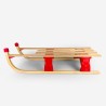Luge en bois pliable traditionnelle pour enfants 2 places Rudy 
