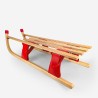 Luge en bois pliable traditionnelle pour enfants 2 places Rudy 