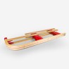 Luge en bois pliable traditionnelle pour enfants 2 places Rudy 