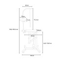 Table de toilettage électronique ronde réglable pivotante Beagle Caractéristiques