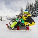 Luge en bois pliable traditionnelle pour enfants 2 places Rudy Remises