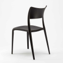 Table Carrée Noire 70x70cm et  2 Chaises Colorées Bar Café Parisienne Mojito 