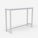 Table haute métal blanc + 2 tabourets de bar rembourrés h78 Drayton Offre