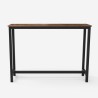 table haute 140x40+ 2 tabourets style avec dossier ludlow Modèle