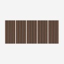 5 x panneau acoustique décoratif 120x57cm mural bois noyer K-N Vente