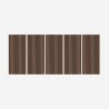 5 x panneau acoustique décoratif 120x57cm mural bois noyer K-N Vente