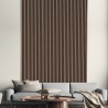 5 x panneau acoustique décoratif 120x57cm mural bois noyer K-N Promotion