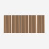 5 x panneau acoustique pour intérieur chêne 120x57cm K-RO Vente