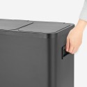 Poubelle de Recyclage 3 paniers 24 L  à pédale Propre L 