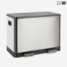 Poubelle de cuisine à pédale 40 litres 2 paniers de Recyclage f Lindo L Vente