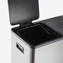 Poubelle de cuisine à pédale 40 litres 2 paniers de Recyclage f Lindo L Choix