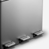 Poubelle de Recyclage 45 L en acier inoxydable 63x33x46 Vasio Réductions