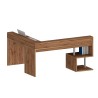 Bureau d'angle moderne pour maison et bureau avec rehausse Esse 2 A Plus 