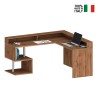 Bureau d'angle moderne pour maison et bureau avec rehausse Esse 2 A Plus Modèle