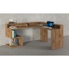 Bureau d'angle moderne pour maison et bureau avec rehausse Esse 2 A Plus 