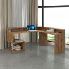 Bureau d'angle moderne pour maison et bureau avec rehausse Esse 2 A Plus Réductions