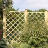 Treillis 90x180 en bois pour jardin extérieur plantes grimpantes Nocciolo Promotion