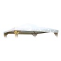 Housse de protection 4 côtés pour gazebo 300x300cm anti-UV imperméable Alis Promotion