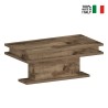 Table basse blanche 100x55cm salon moderne design Little Big Dimensions