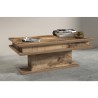 Table basse blanche 100x55cm salon moderne design Little Big 