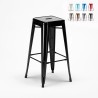 tabouret de bar design industriel en acier et métal steel up Vente