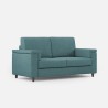 Canapé 2 places en tissu déhoussable style moderne Marrak 120 