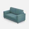 Canapé 2 places en tissu déhoussable style moderne Marrak 120 