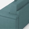 Canapé 2 places en tissu déhoussable style moderne Marrak 120 